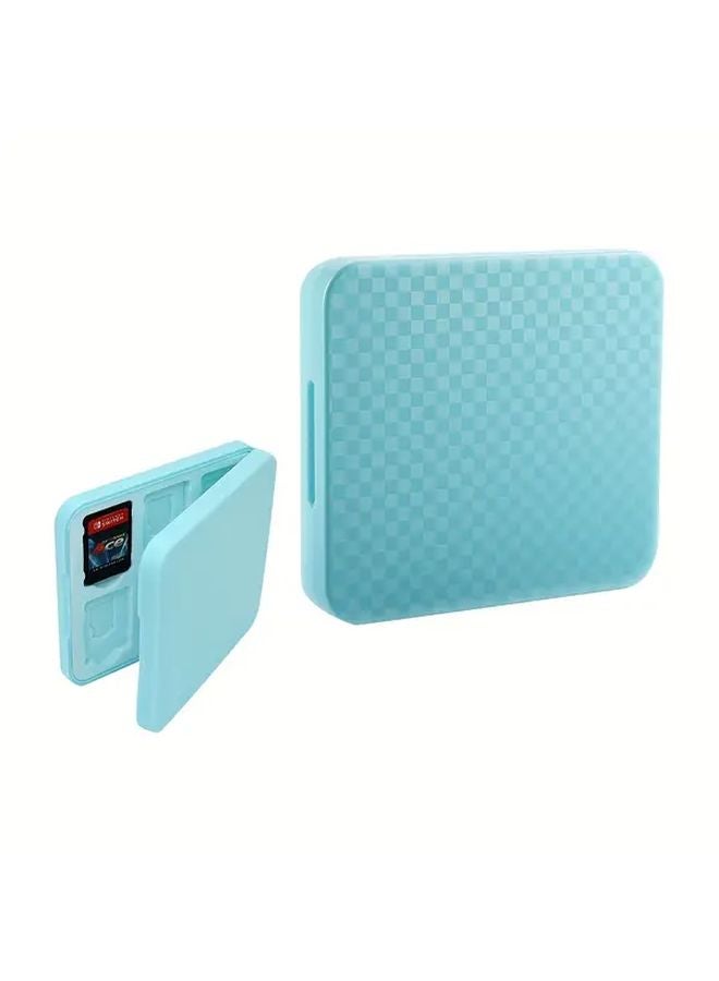 Black 12 Slot Nintendo Switch Game Card Holder Case With Storage Box Protective Lid - Image 4